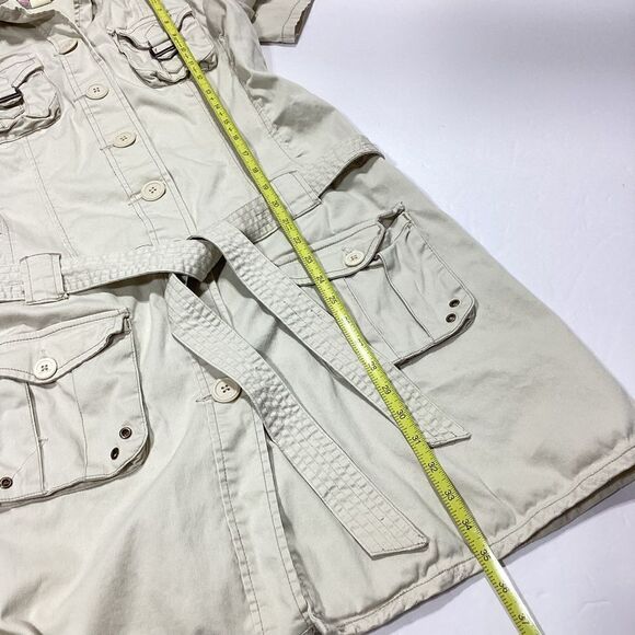 Nori Trench Coat Tan Utility Style XL - Picture 11 of 13